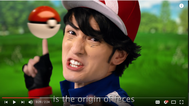 Illustration for article titled Epic Rap Battles- Ash Ketchum vs Charles Darwin